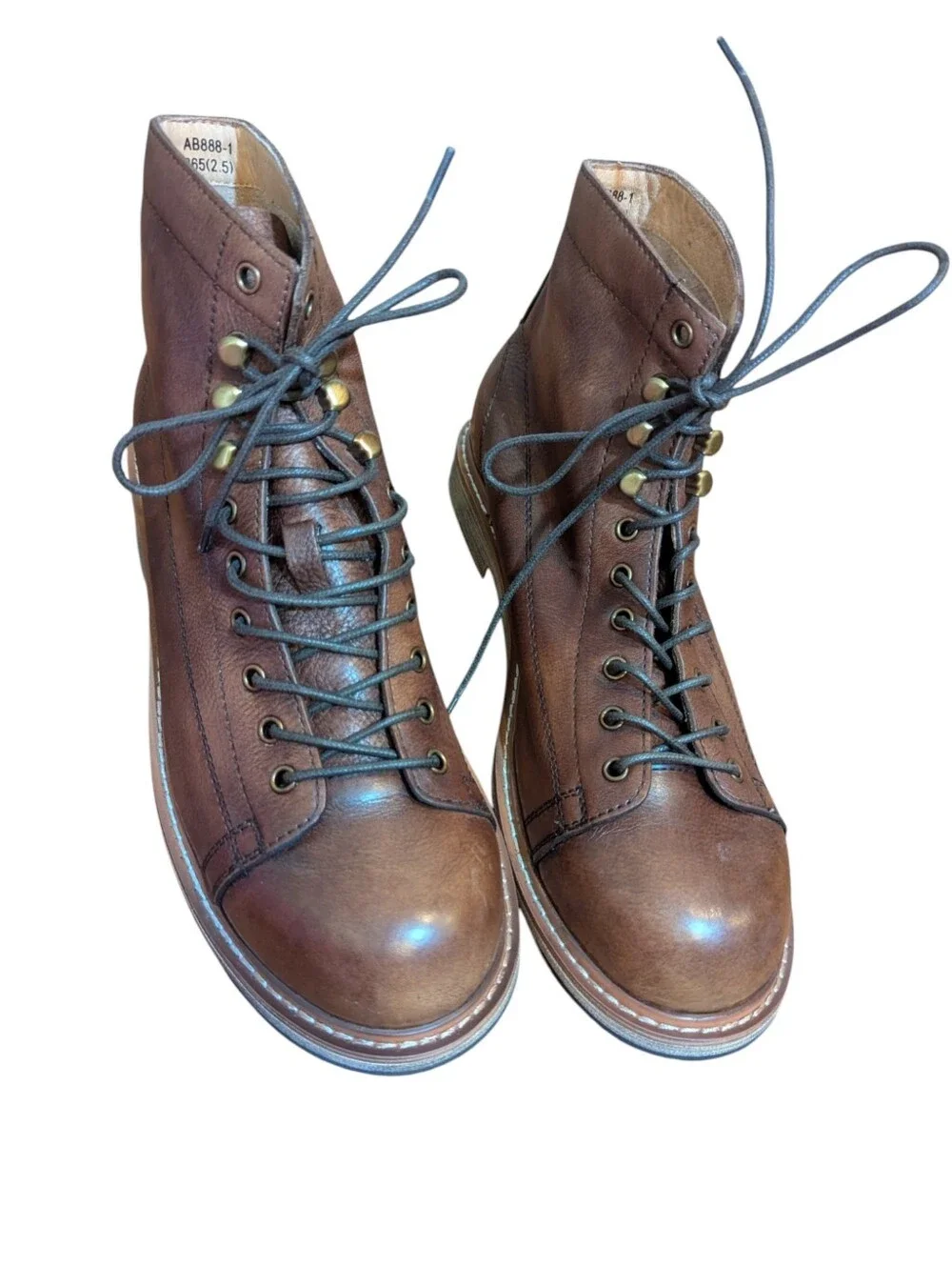 New Triboots Crest Of The Nightfall Handmade Quality Leather Lace Up Bootsbsz 10